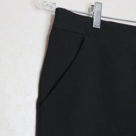 A New Day* Women's 6"‎ Back Slit Half Zipper Double Front Pocket pencil Skirt~ 6 - Picture 5 of 9